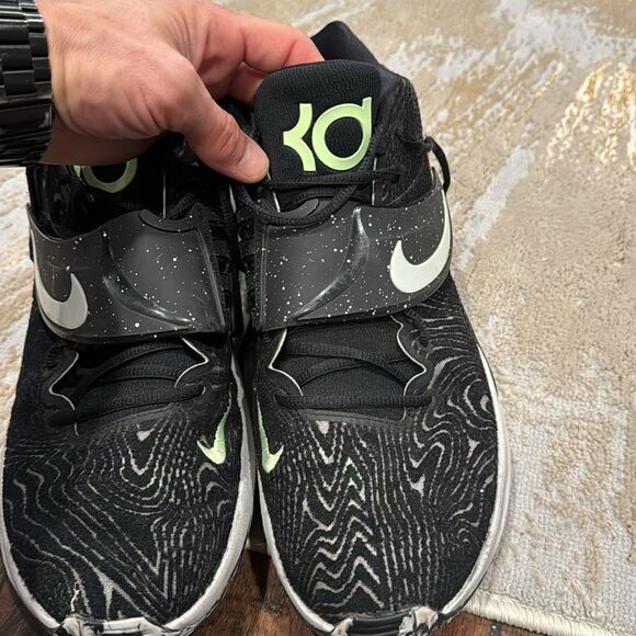 Size 14 - Nike KD 14 Black Lime Glow EUC CW3935-005 - Picture 6 of 8